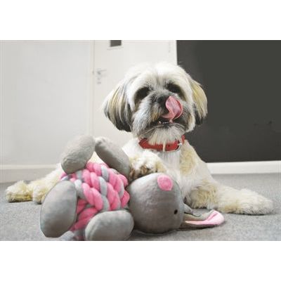 Petites coquins Knottie Bunny Touwbal Rabbit rose