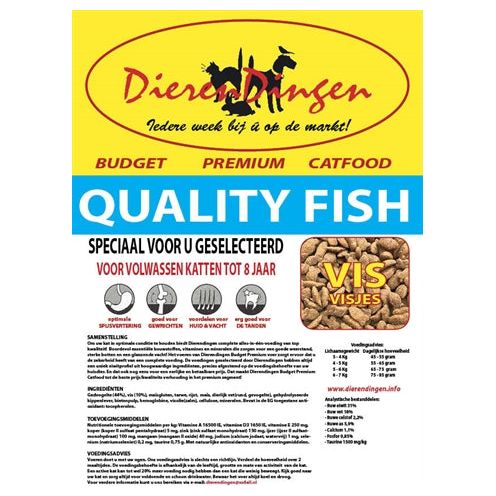 Fish de qualité des aliments de base de la prime budgétaire