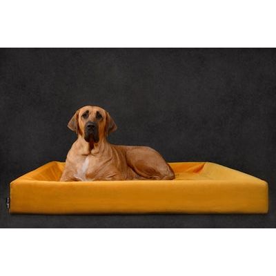 Bia Bed Royal Velvet Hoes pour Dog Basket Oker
