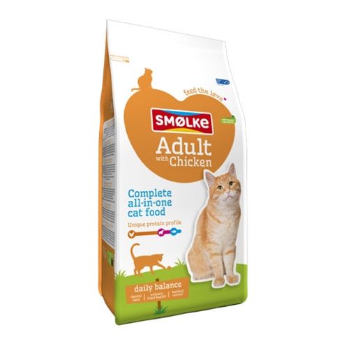 Riz de poulet adulte de chat smolke