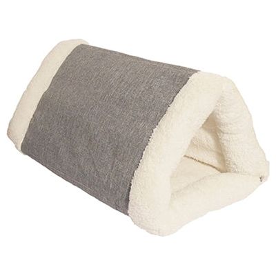Panier de chat en palissandre en peluche 2 dans 1 couverture pyramide