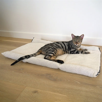 Panier de chat en palissandre en peluche 2 dans 1 couverture pyramide