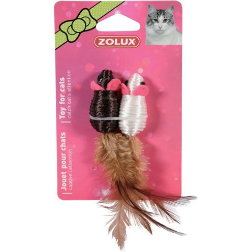 Zolux Mouse Duo Blanc Blanc