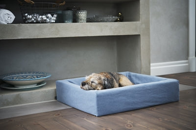 Bia Bed Cotton Hoes For Dog Basket Blue