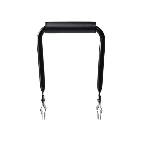 Simson Buggage Rider BackRest 12-14 cm noir avec coussin arrière en vinyle.