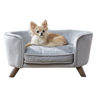 Enchanted Pet Enchanted Dog Panier Sofa Romy Gray