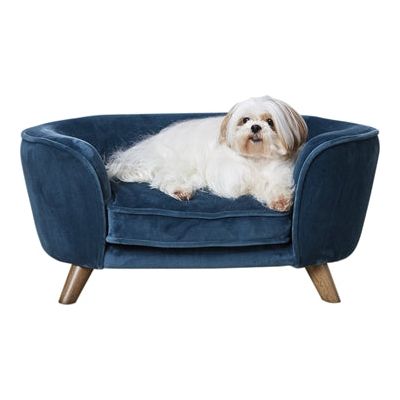 Enchanted Pet Enchanted Dog Panier canapé Romy Peacock Bleu