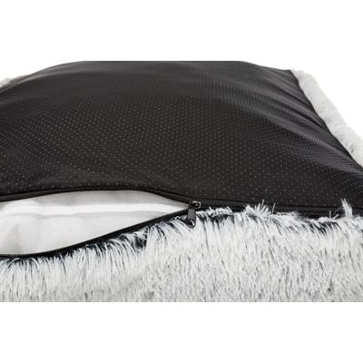 Trixie Dog Cushion Harvey Blanc noir