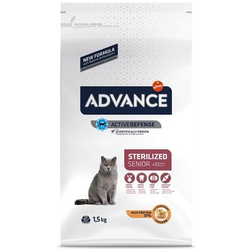 Advance Cat Stérilisé Sensitive Senior 10+
