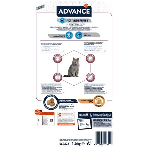 Advance Cat Stérilisé Sensitive Senior 10+