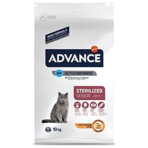 Advance Cat Stérilisé Sensitive Senior 10+