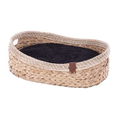 Panier de chien Martin Hanoi Couffin tressé Waterhyacint