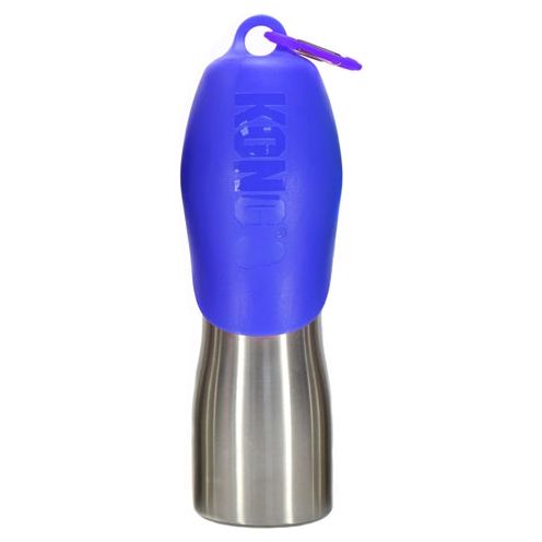 Bouteille de boisson kong h2o bleu en acier inoxydable