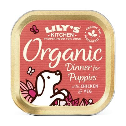 Dîner biologique de Lily's Kitchen Dog Puppy