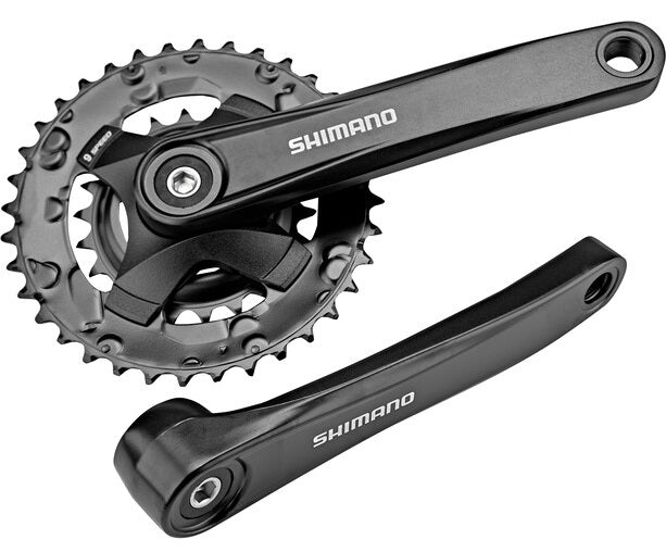 Shimano Crankset FC-MT101 à 9 vitesses 36x22 dent 175 mm noir