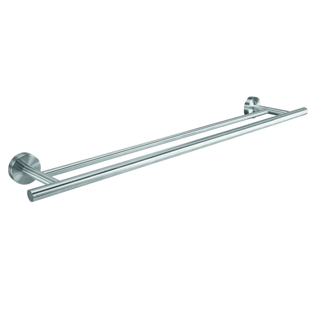 Small Wolke Little Wolke Towel Rod Double Allegra Chrome -Colored