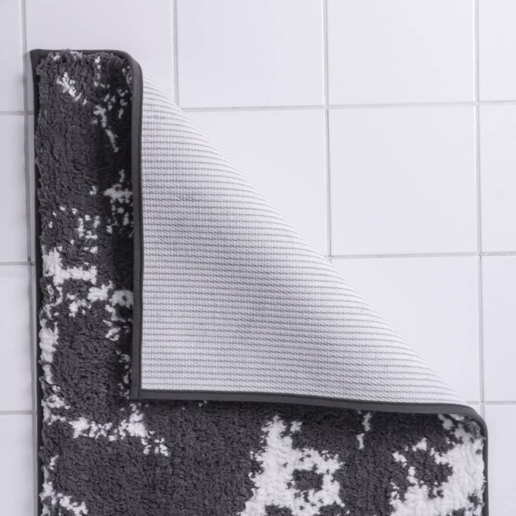 Ridder Ridder Bathroom Mat Marmor 90x60 cm gris et blanc