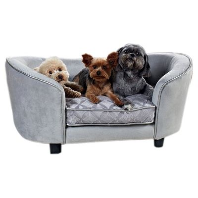 Enchanted Pet Enchanted Dog Panier canapé Constantine Silver Colore
