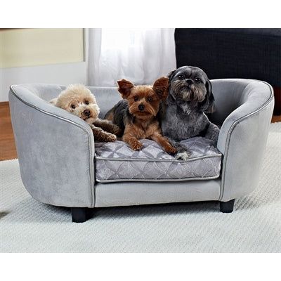 Enchanted Pet Enchanted Dog Panier canapé Constantine Silver Colore