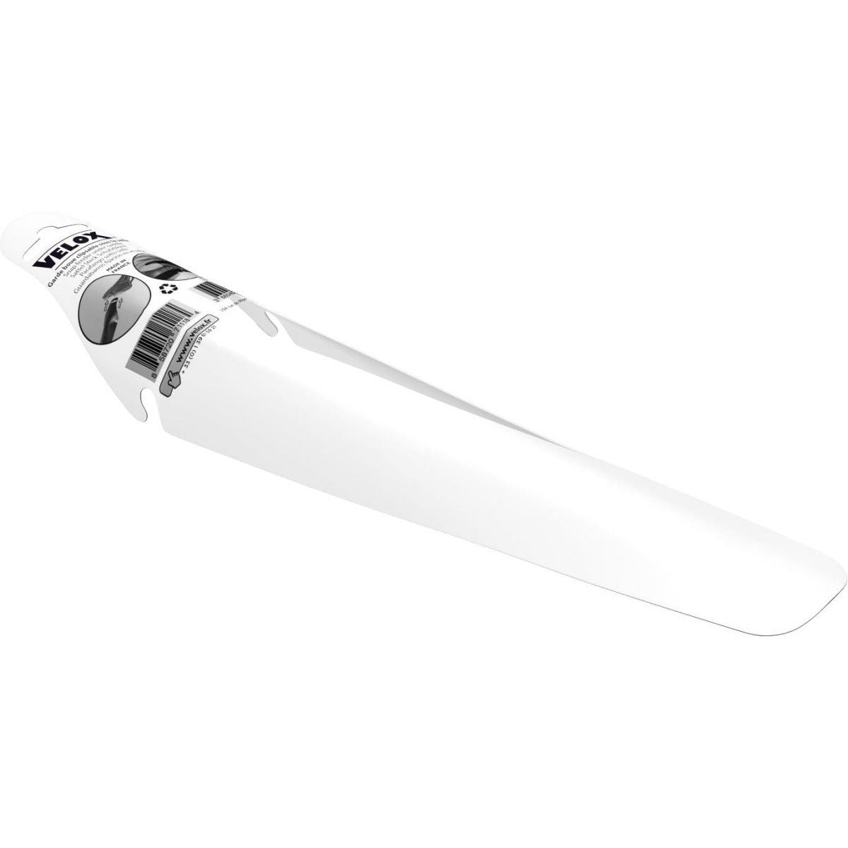 Garde-boue de selle Velox clip-on transparent blister