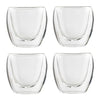 Salut hi expresso tasses à double paroi 4 ml 80 ml transparente