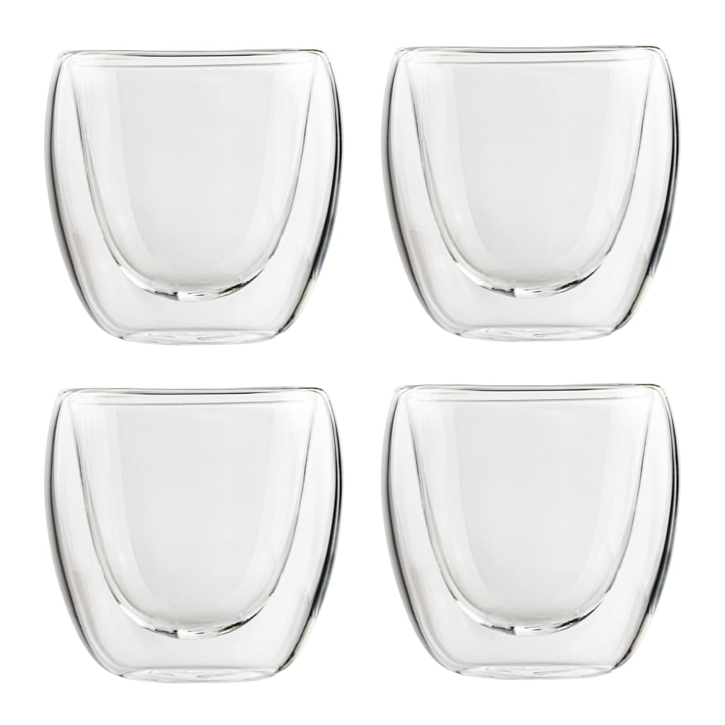 Salut hi expresso tasses à double paroi 4 ml 80 ml transparente