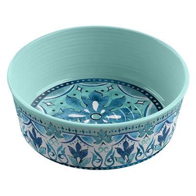 Tarhong Food Bowl chien gibraltar mélamine bleu