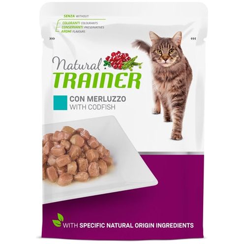 Entraîneur naturel chat stérilisé la poche de morue stérilisée