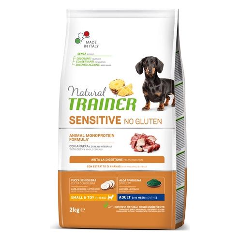 Entraîneur naturel chien adulte mini canard sensible