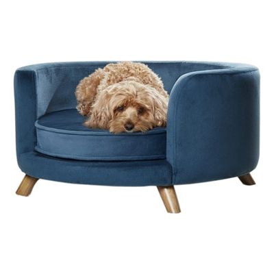 Enchanted Pet Enchanted Dog Panier canapé Rosie Peacock Bleu