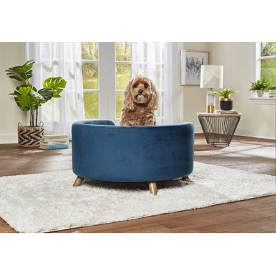 Enchanted Pet Enchanted Dog Panier canapé Rosie Peacock Bleu