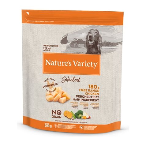 Natures Variété sélectionnée Adulte Medium Free Range Poulet