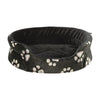 Panier de chien Trixie Jimmy Black ovale avec imprimé jambe