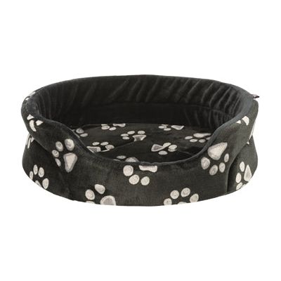 Panier de chien Trixie Jimmy Black ovale avec imprimé jambe
