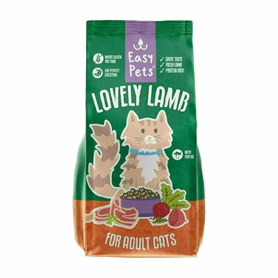 Easypets Belle nourriture pour chats adultes d'agneau
