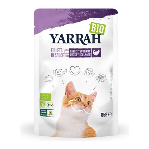 Yarrah Cat Filets Organic avec dinde en sauce