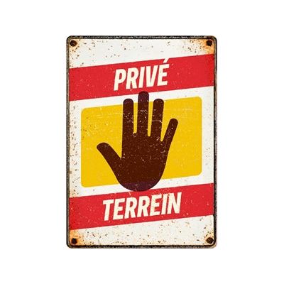 APPONDANT CADEAUX WAKKORDSTOP BLIK Terrain privé