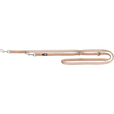 Trixie Dog Leash Boho Windows Prime réglable avec du caramel en néoprène