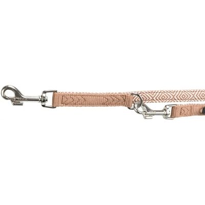 Trixie Dog Leash Boho Windows Prime réglable avec du caramel en néoprène