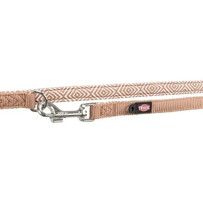 Trixie Dog Leash Boho Windows Prime réglable avec du caramel en néoprène