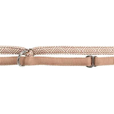 Trixie Dog Leash Boho Windows Prime réglable avec du caramel en néoprène
