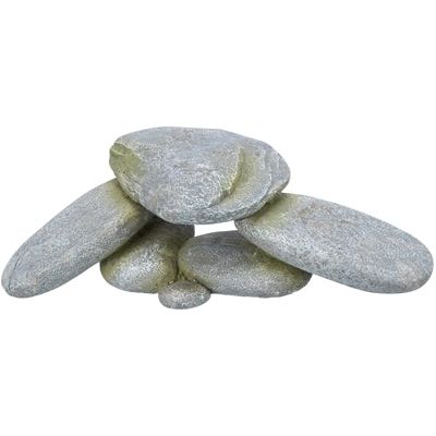 Trixie Stone Plateau Polyesterhars Gray