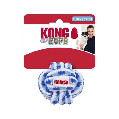 Kong Rope Ball Touwbal Puppy Assorti