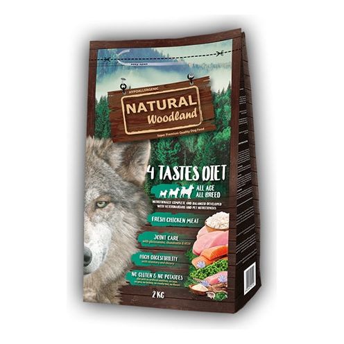 Régime alimentaire Natural Woodland 4 goûts