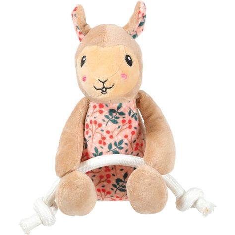 Zolux chiquitos en peluche lama avec corde recyclée