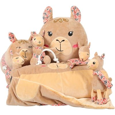Zolux chiquitos en peluche lama supersize recyclé