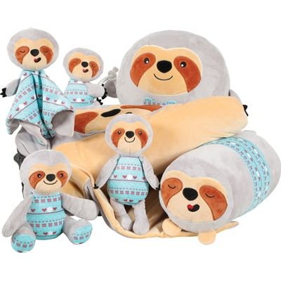 Zolux chiquitos paresseuse en peluche recyclée