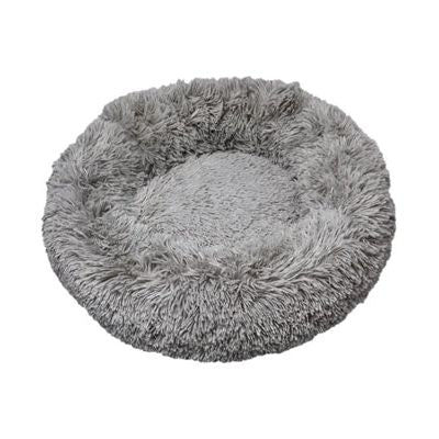 Foeiii Dog Basket Zenji Relax Donut Gris clair