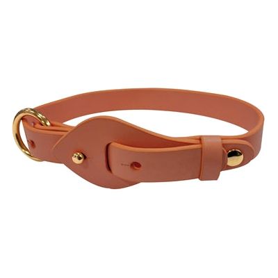 Croci Collar Dog Round Chic Sienna Brown