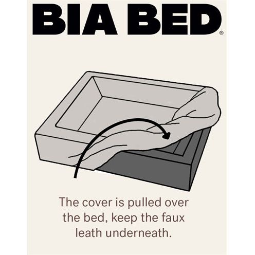 Bia Bed Skanor Hoes panier de chien bleu
